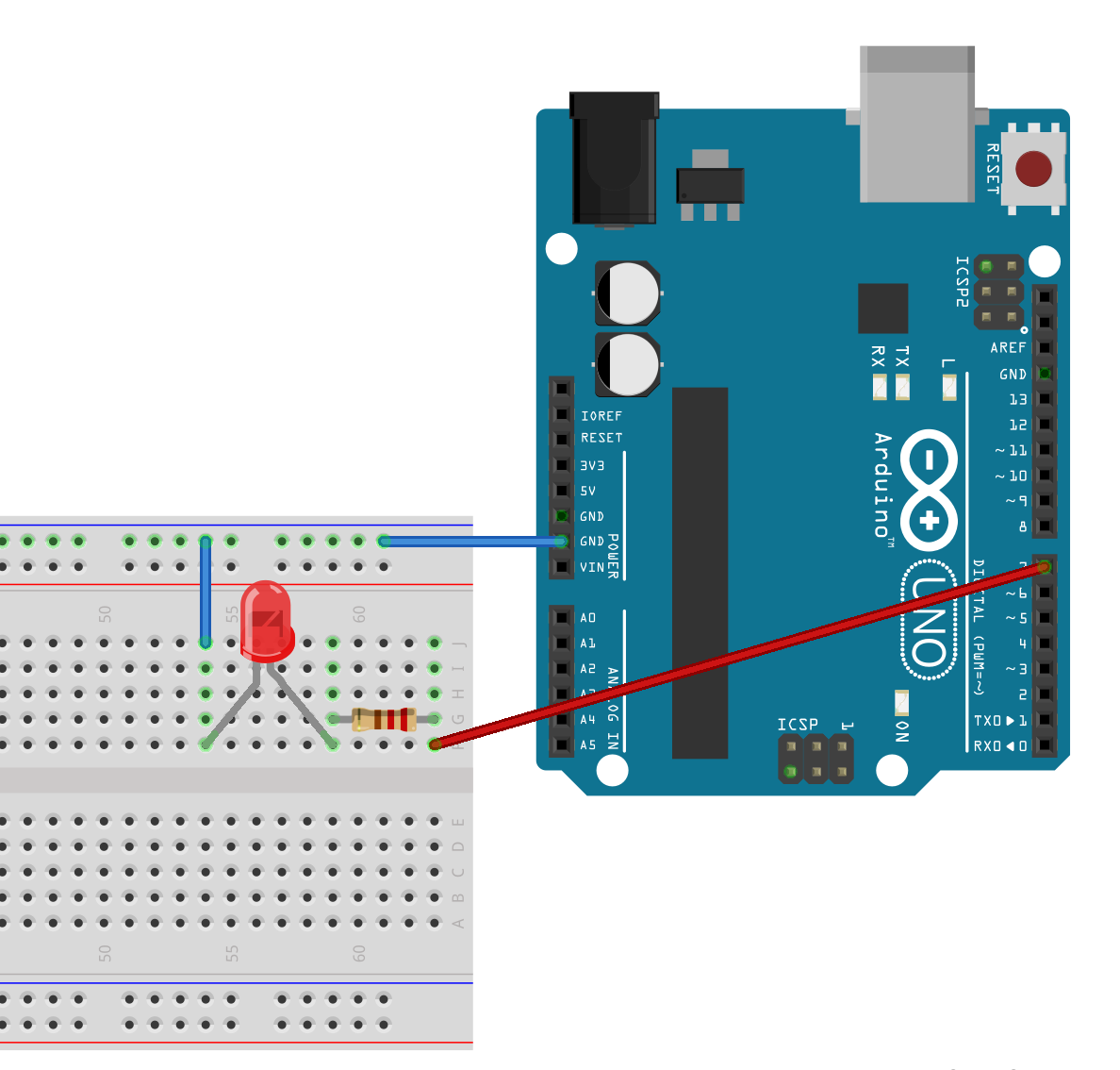 El-diagram for eksempel 1